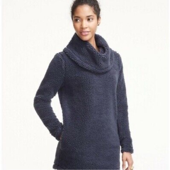 LL Bean Cowl Neck Sherpa Tunic | Size XXS - Picture 8 of 8